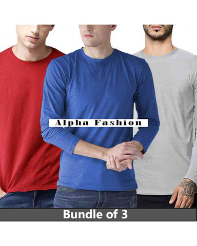Bundle of 3 RBG Full Sleeves Tees