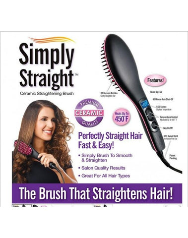 Fast and Easy Hair Straightener Brush
