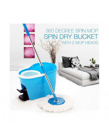 Easy Spin Mop 360 Degree Rotating With Bucket