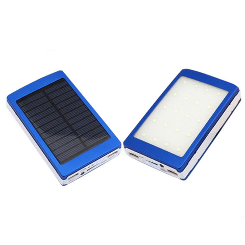 Solar Power Bank 20000 mAh with 20 LED Power Light