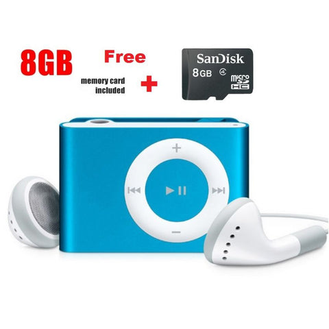 Mini Mp3 Player With 8 Gb Memory Card