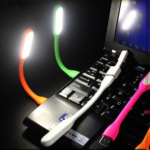 Pack Of 2 Portable Flexible Laptop USB LED Light Lamp