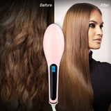 Fast Hair Straightener Brush